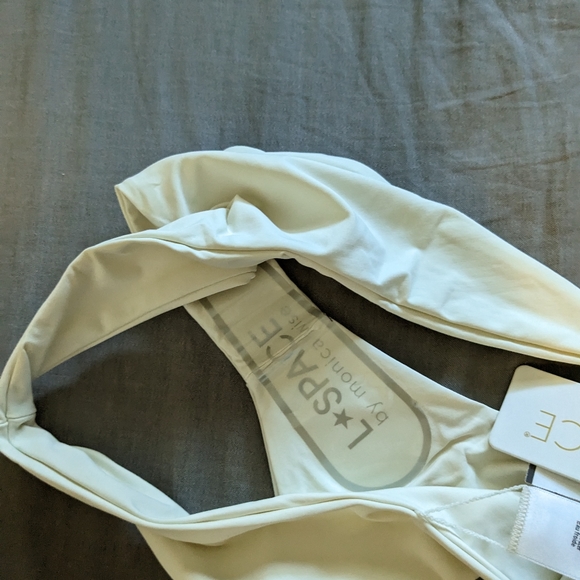 L*Space Luna Cabana Bikini Set Black Cream - Picture 4 of 11